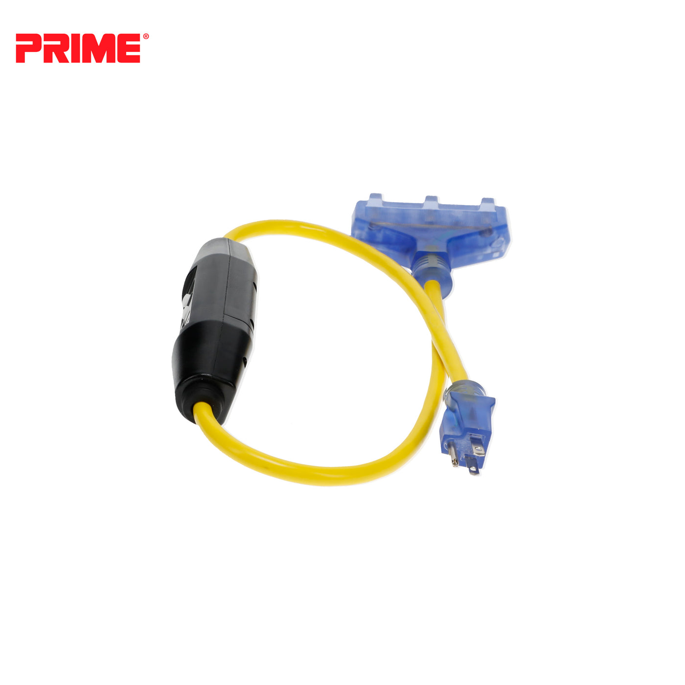 3ft 12/3 SJTW InLine GFCI TripleTap Adapter — Prime Wire & Cable Inc.