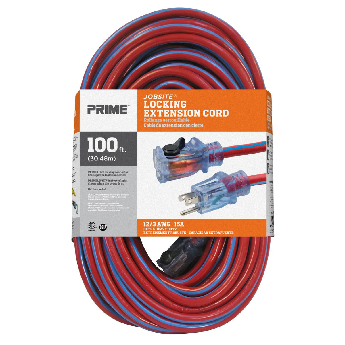 100 ft. 10/3 Lighted CGM Extension Cord